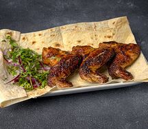 Шашлык из куриных крыльев 