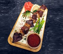 Шашлык из говяжьей печени
