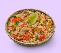 Тяхан с цыпленком