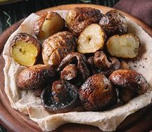 Картофель на мангале