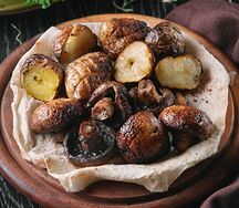 Картофель с салом
