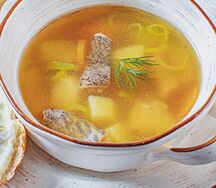 Уха царская из трёх видов рыб