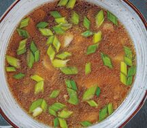 Похлебка из белых грибов с пшеничными клёцками