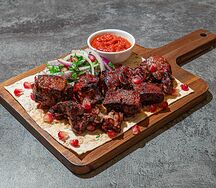 Шашлык из говяжьей печени