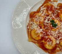 Равиоли с креветкой