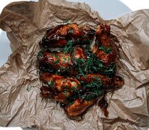 Куриные крылья в соусе терияки