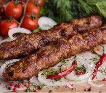 Люля-кебаб из свинины и говядины