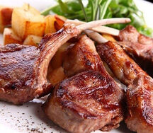 Шашлык из баранины на кости