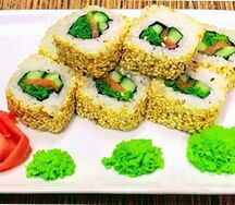 С копченым лососем