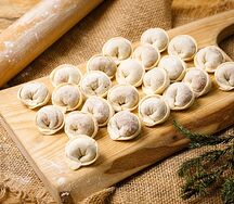 Пельмени с мясом курицы