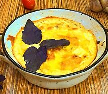 Картофель, грибы шампиньоны, брокколи и ветчина (519)