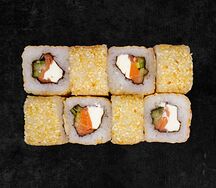 Калифорния кунжут с лососем