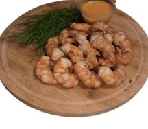 Креветки на мангале