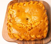 Пирог с мясом и картофелем