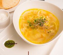 Лапша домашняя с курицей