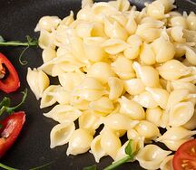 Макароны отварные 