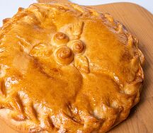 Пирог с курицей и картофелем