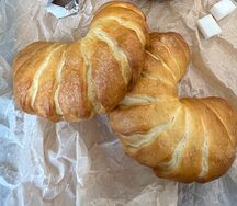 Рогалик с варёной сгущенкой 