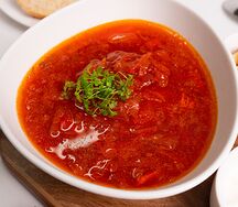 Борщ с курицей