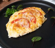 Отбивная куриная с томатами