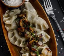 Вареники с картофелем и грибами