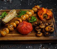 Болгарский перец на углях