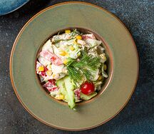 Салат Капуста с курицей