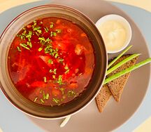 Борщ с говядиной