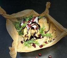 Баклажанные рулетики