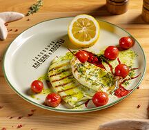 Командорский кальмар на гриле