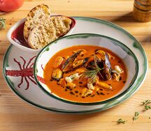 Рыбацкий томатный суп