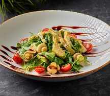 Салат с артишоками и шампиньонами