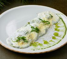 Равиоли с белыми грибами