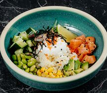 Поке с лососем