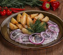 Селедка с картошкой