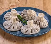 Хинкали со свининой и говядиной  5 шт