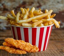 Комбо Картошка фри и стрипсы куриные
