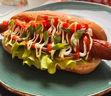 Хот-дог Классический с говяжьей сосиской