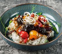 Азиатский рис с овощами