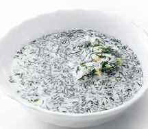 Окрошка с курицей