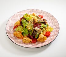 Салат с хрустящим баклажаном