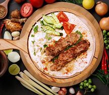 Люля-кебаб из баранины на мангале