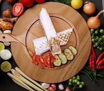 Люля-кебаб из курицы в лаваше