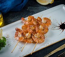 Креветки на гриле