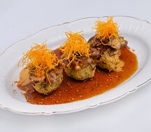 Щеки кацу с соусом пулькоги