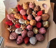 Букет из клубники в шоколаде