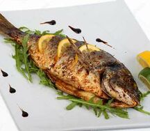 Ароматная рыба сибас