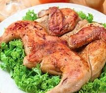 Цыпленок табака на мангале