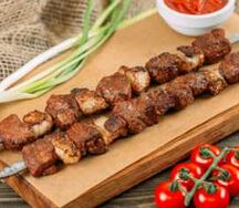 Шашлык из свинины ики-бирь