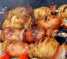 Картофель с курдюком в тандыре